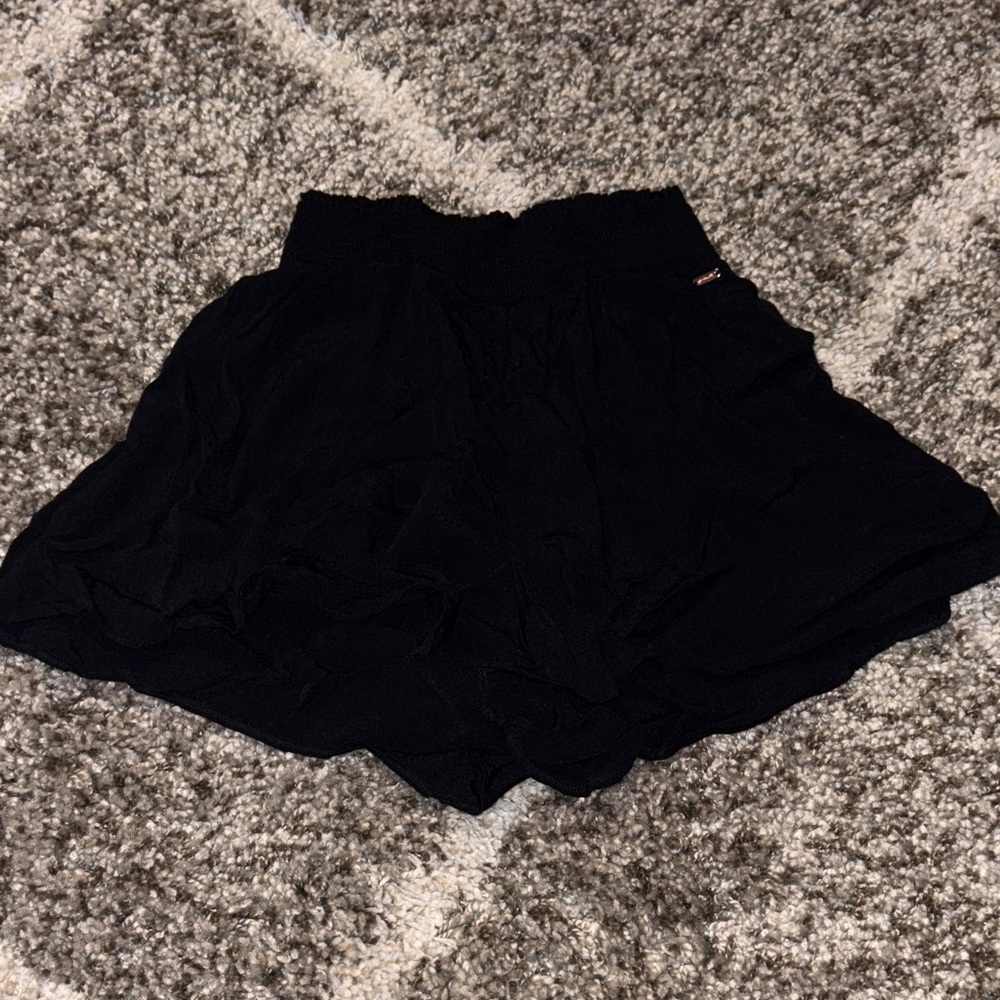 PINK Victoria's Secret Black High Waist Shorts